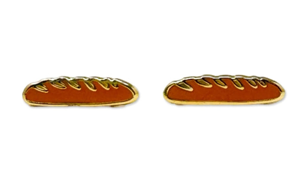 Baguette Enamel Earrings