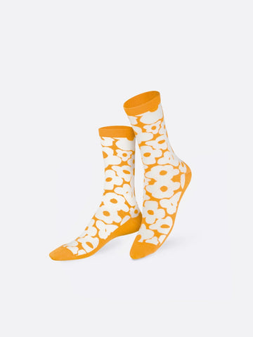 Flower Power Socks - Orange