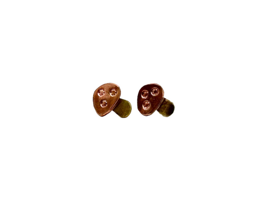 Mushroom Stud Earrings