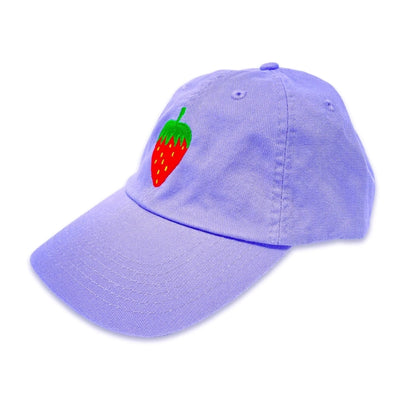 Jenny Lemons Strawberry Embroidered Hat