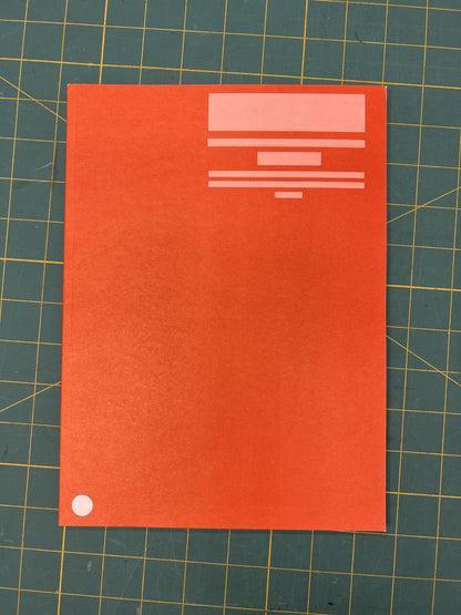 Printed Book of Stephanie Syjuco's "The International Orange Commemorative Store (A Proposition)," 2012