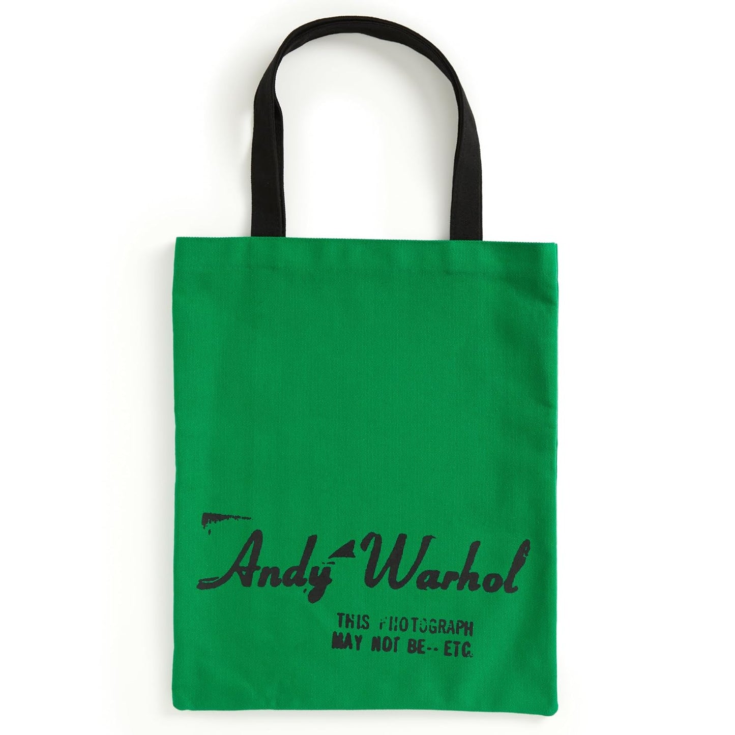Warhol Soup Can Canvas Tote Bag - Green
