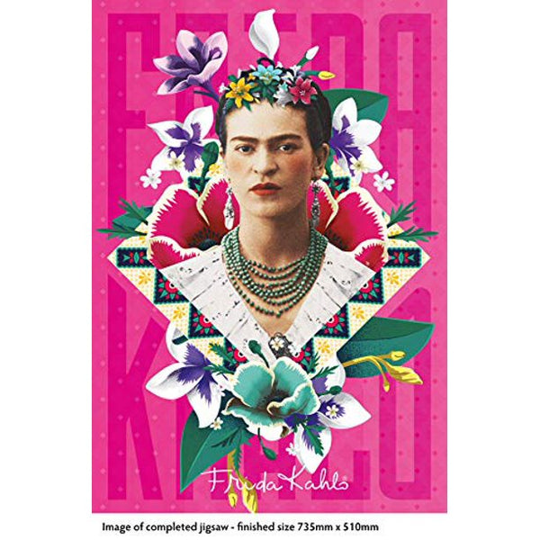 Frida Kahlo Pink 1000 Jigsaw Puzzle