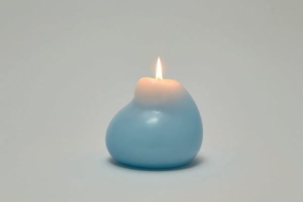 Goober Candle 'Eh' Blue by Talbot and Yoon