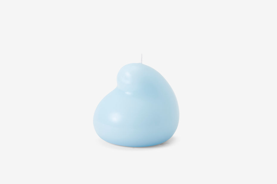 Goober Candle 'Eh' Blue by Talbot and Yoon