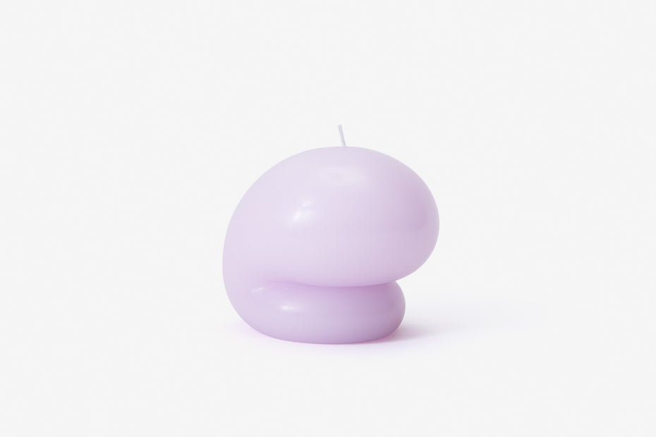Goober Candle 'El' Purple by Talbot and Yoon