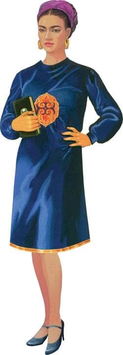 NEW! Frida Kahlo Paper Dolls designed by Francisco Estebanez