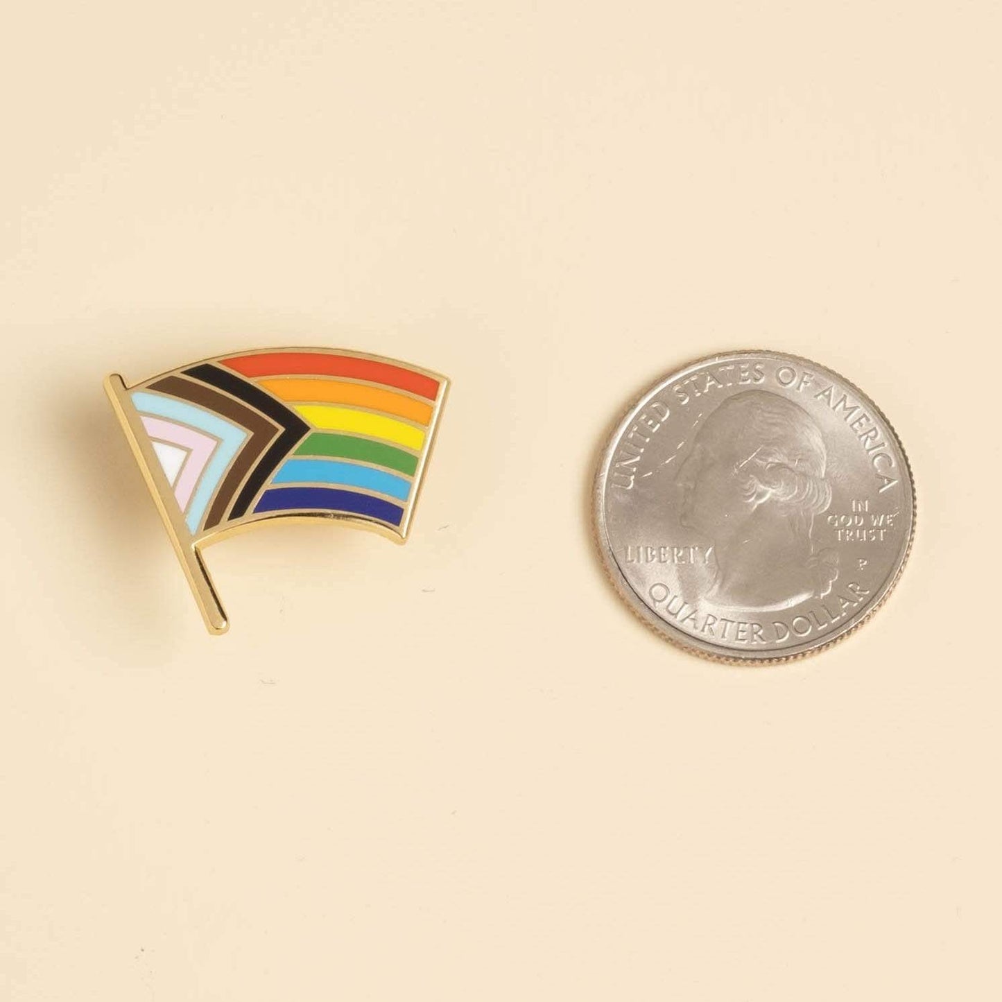 Progressive Pride Flag Pin
