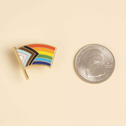 Progressive Pride Flag Pin