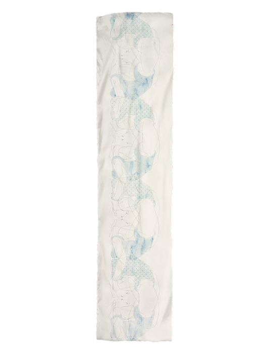 Sheer Scarf: Hayv Kahraman, "HyperInvisible 1," 2019
