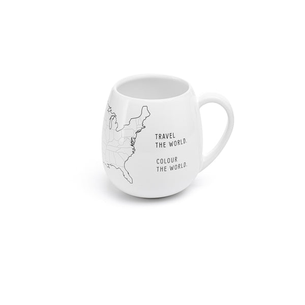 Color Your Travels USA Mug by Trouvaille