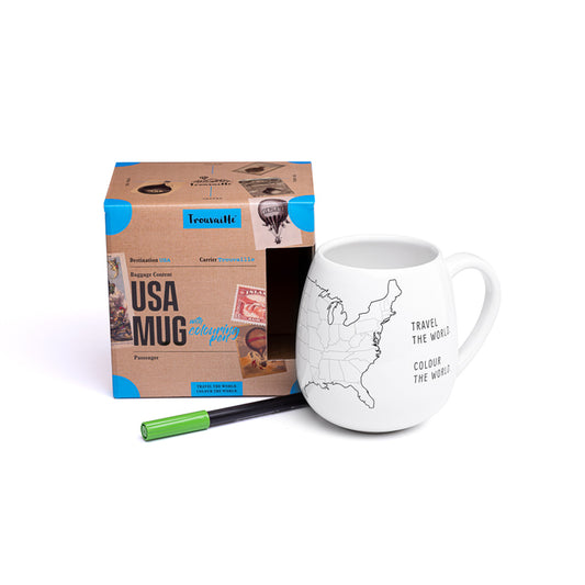 Color Your Travels USA Mug by Trouvaille