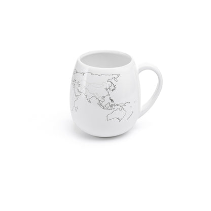 Color Your Travels World Mug by Trouvaille