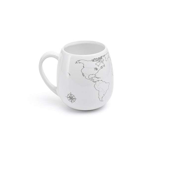 Color Your Travels World Mug by Trouvaille