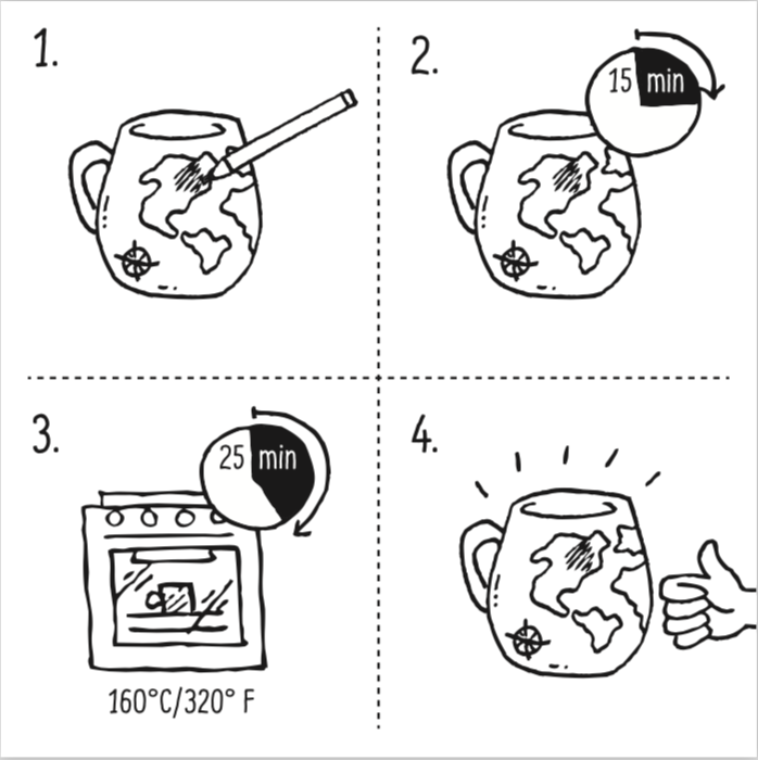 Color Your Travels USA Mug by Trouvaille