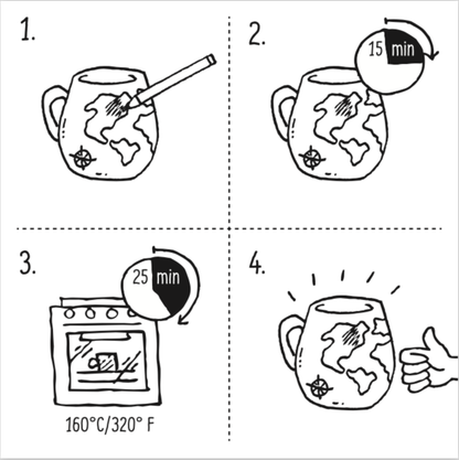 Color Your Travels USA Mug by Trouvaille